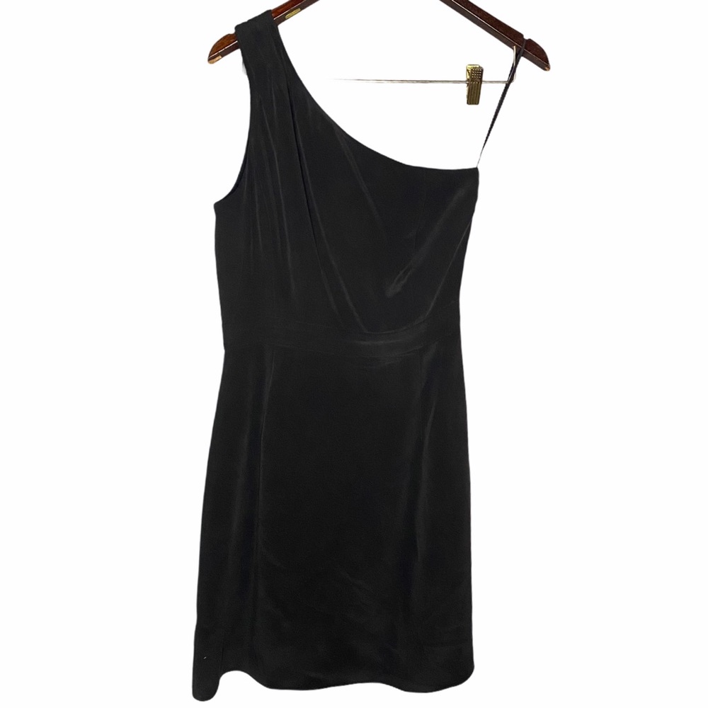 J. Crew 100% Silk One Shoulder Dress
